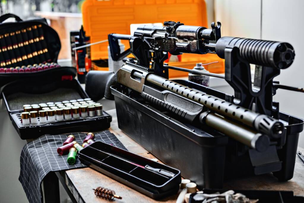 Comparison of a shotgun and a rifle for home defense purposes.